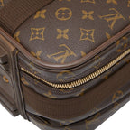 Louis Vuitton Monogram Satellite 53 Suitcase Travel Bag Brown — view 4
