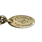 Chanel Coco Mark Swing Pearl GP Faux Necklace Pendant Gold 13S — view 3