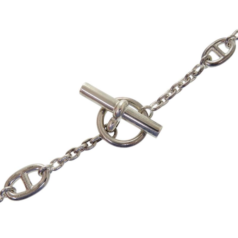 Hermes Chaine D'ancre 925 Silver Necklace 1411 — view 8