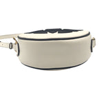 Gucci Adidas Collaboration Marmont White Black Leather Shoulder Bag — view 8