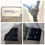 Gucci Adidas Collaboration Marmont White Black Leather Shoulder Bag — view 4