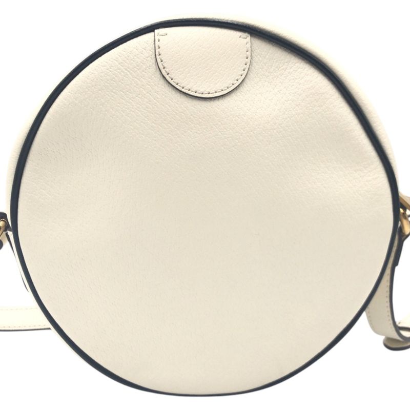 Gucci Adidas Collaboration Marmont White Black Leather Shoulder Bag — view 2