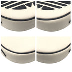 Gucci Adidas Collaboration Marmont White Black Leather Shoulder Bag — view 3