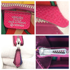 Hermes Azap Long Silk Inn Pink Rose Tillian Silver Hardware Vaux Epson — view 5