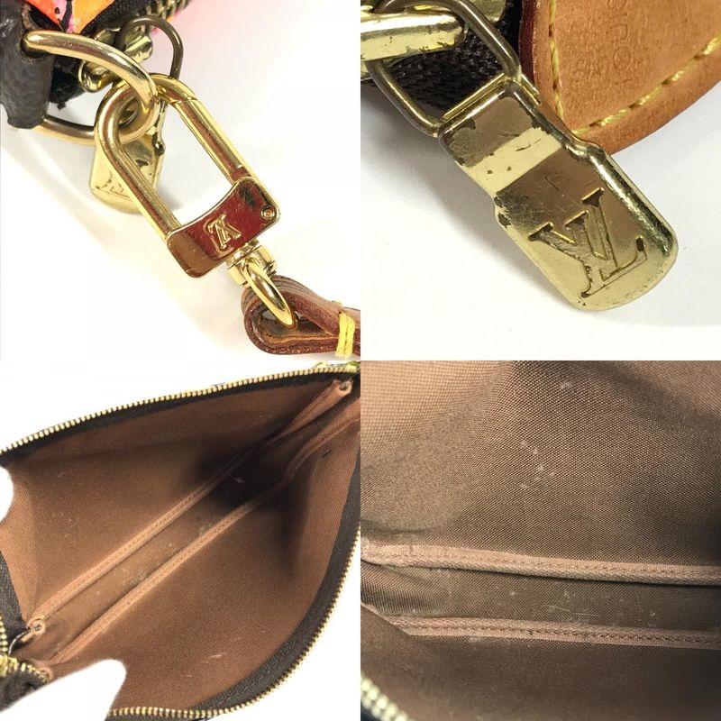 Louis Vuitton Pochette Accessoire Monogram Canvas Brown — view 8
