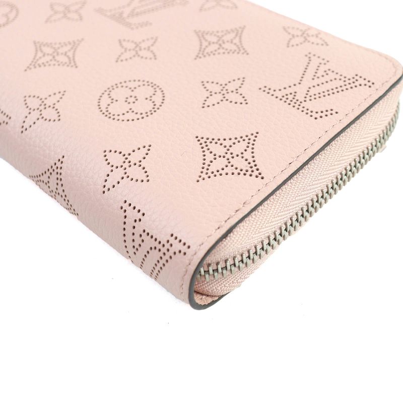 Louis Vuitton Mahina Monogram Zippy Wallet Leather Long Magnolia — view 5