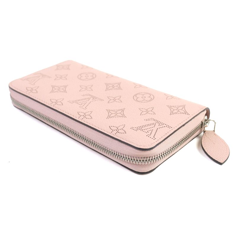 Louis Vuitton Mahina Monogram Zippy Wallet Leather Long Magnolia — view 4