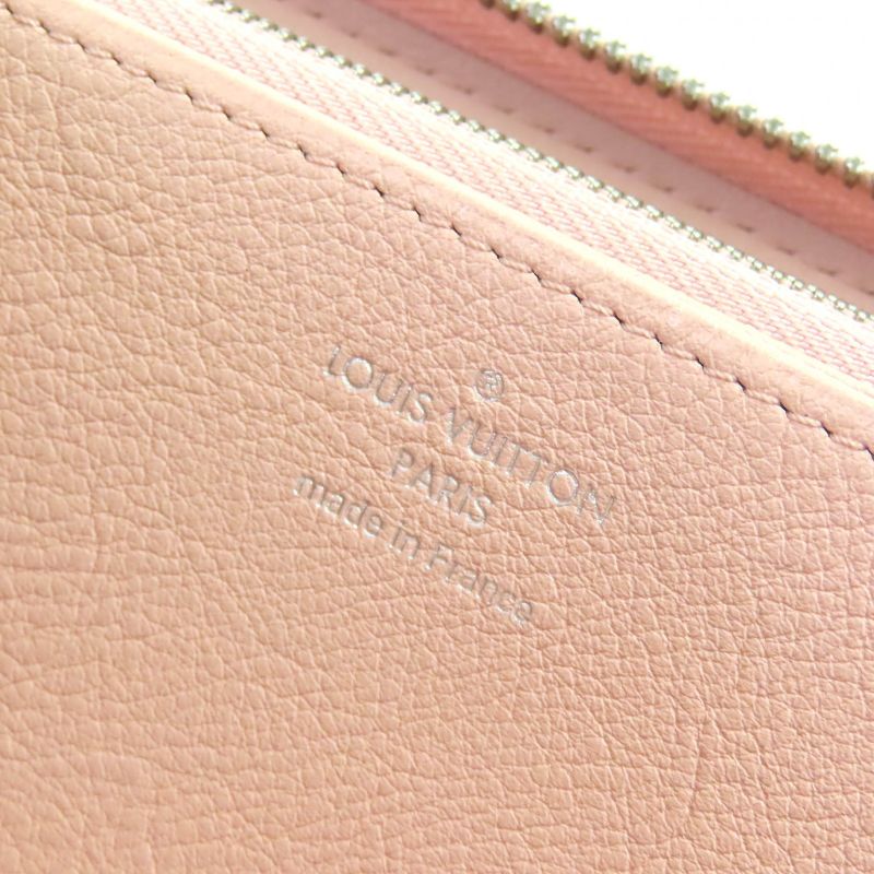 Louis Vuitton Mahina Monogram Zippy Wallet Leather Long Magnolia — view 8