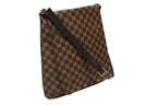 Louis Vuitton Musette Salsa Damier Long Strap Shoulder Bag Brown Gold — view 3