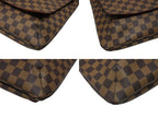 Louis Vuitton Musette Salsa Damier Long Strap Shoulder Bag Brown Gold — view 6