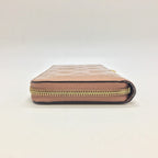 Louis Vuitton Vernis Zippy Wallet Rose Velour Beige — view 3