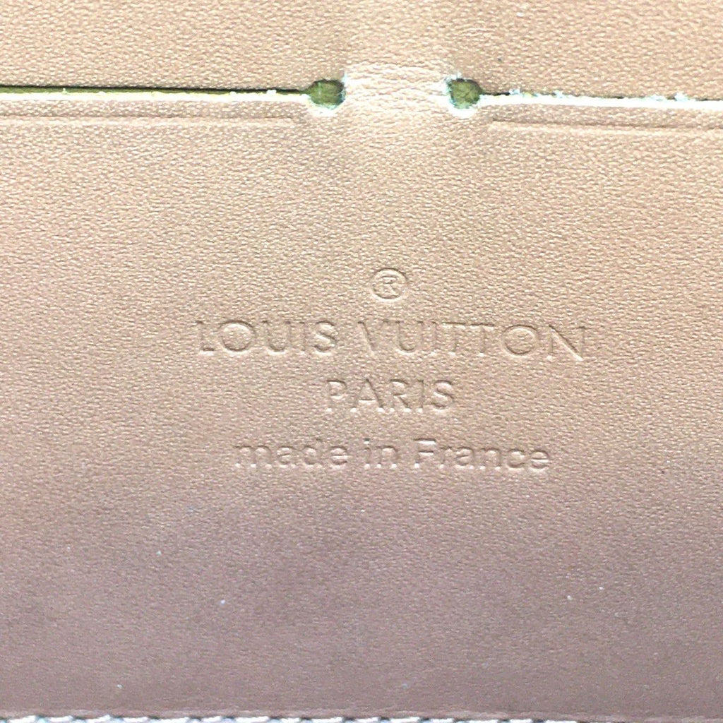 Louis Vuitton Vernis Zippy Wallet Rose Velour Beige — view 8