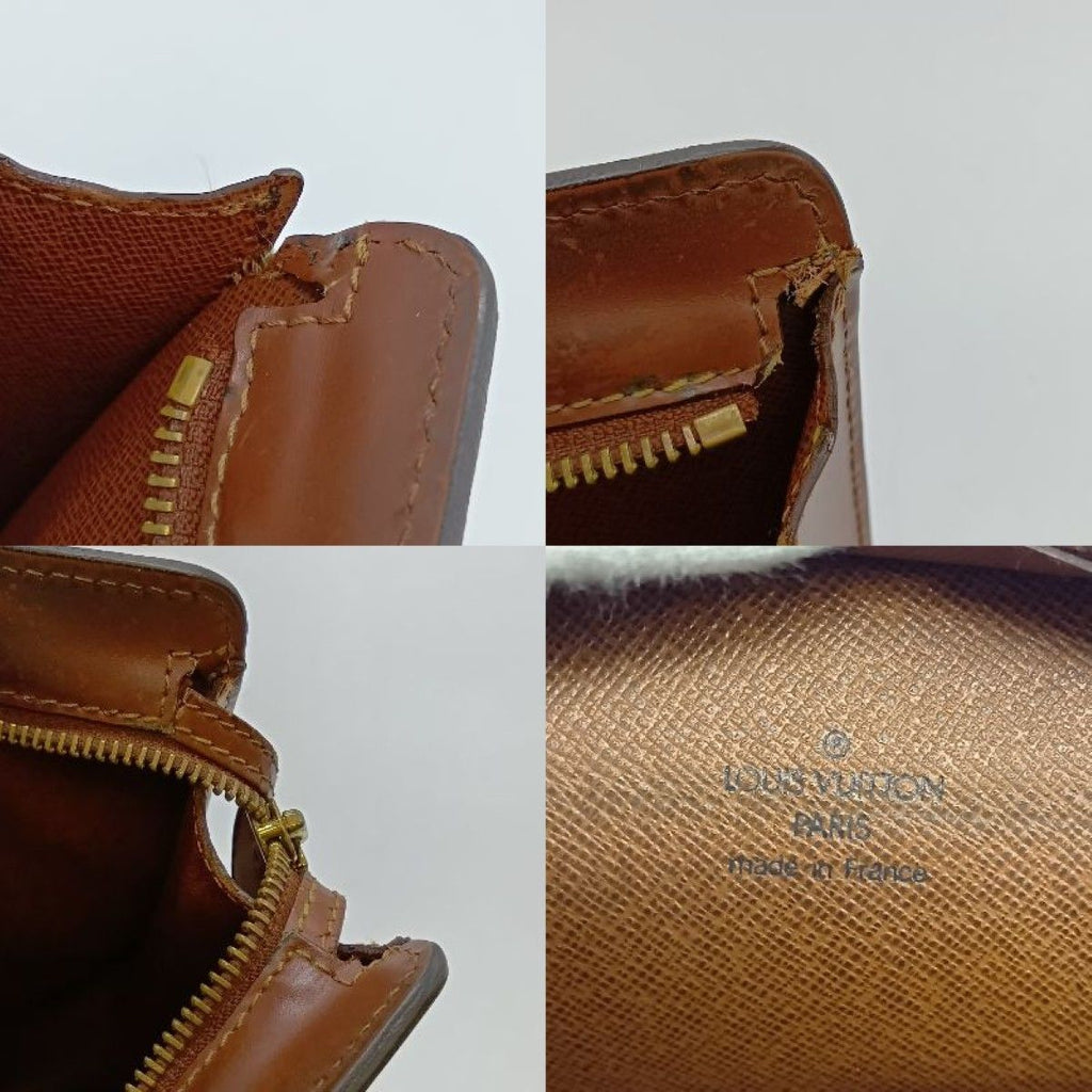 Louis Vuitton Monogram Pochette Homme Clutch Bag Second Brown — view 9