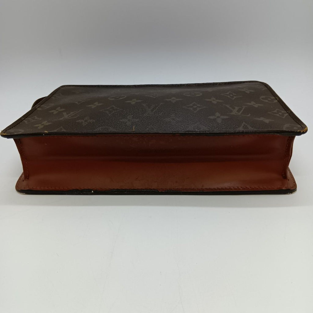 Louis Vuitton Monogram Pochette Homme Clutch Bag Second Brown — view 3