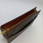 Louis Vuitton Monogram Pochette Homme Clutch Bag Second Brown — view 6