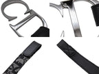 Dior Belt Trotter Line CD Logo Navy Gray — view 7