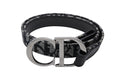 Dior Belt Trotter Line CD Logo Navy Gray