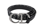 Dior Belt Trotter Line CD Logo Navy Gray