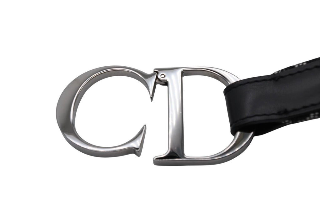 Dior Belt Trotter Line CD Logo Navy Gray — view 2