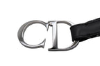 Dior Belt Trotter Line CD Logo Navy Gray — view 2