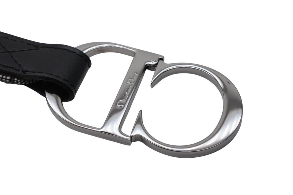 Dior Belt Trotter Line CD Logo Navy Gray — view 5