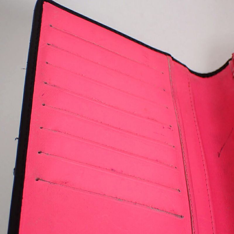 Chanel Cambon Line Black and Pink Long Wallet — view 6