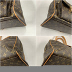 Louis Vuitton Monogram Manhattan GM Handbag Brown — view 5