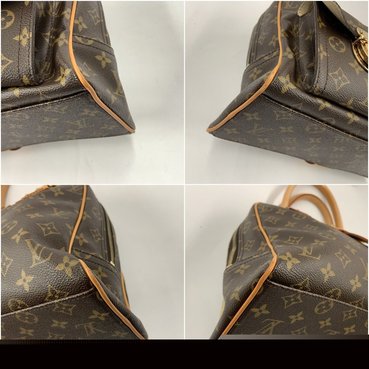 Louis Vuitton Monogram Manhattan GM Handbag Brown — view 5