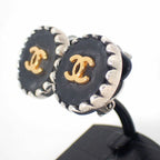 Chanel Vintage Coco Mark Earrings — view 3
