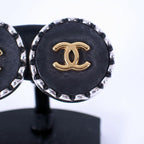 Chanel Vintage Coco Mark Earrings — view 5