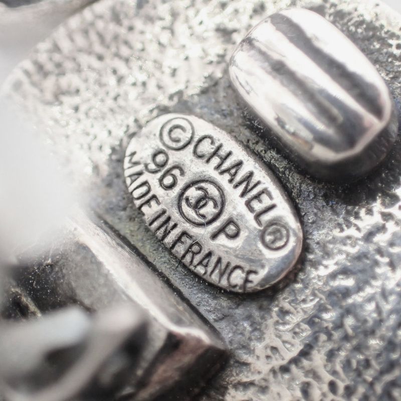 Chanel Vintage Coco Mark Earrings — view 9