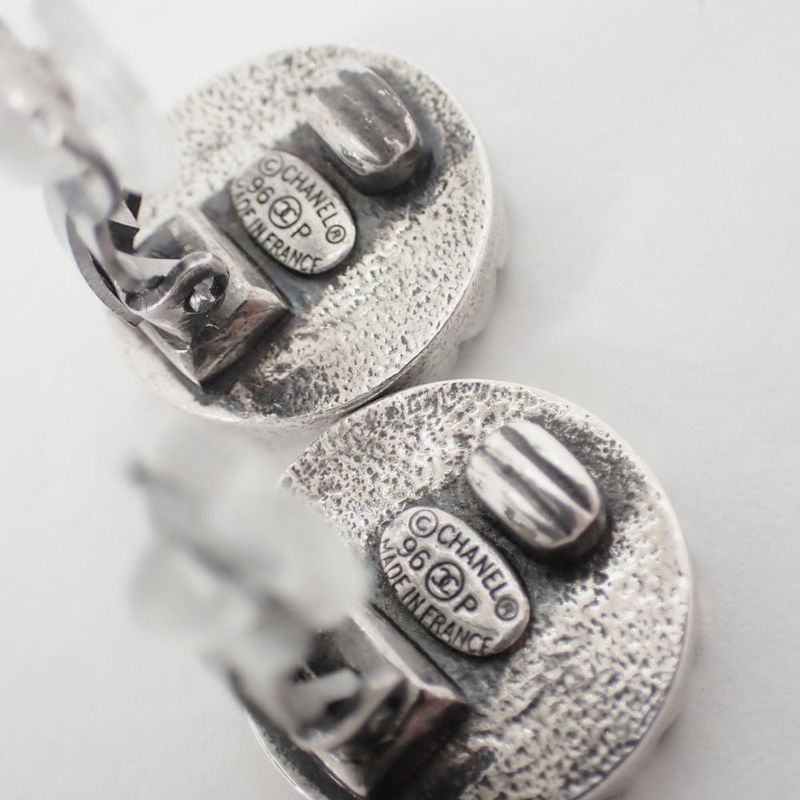 Chanel Vintage Coco Mark Earrings — view 8