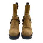 Louis Vuitton Limitless Line Boots Short Shoes Suede Brown Black — view 2