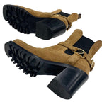 Louis Vuitton Limitless Line Boots Short Shoes Suede Brown Black — view 6