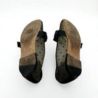 Christian Dior Ja Flat Shoes Mesh Fabric Black Logo Dot Ribbon Rhinestone — view 6