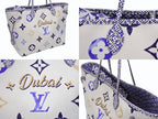 Louis Vuitton Neverfull GM Tote Bag Dubai Limited Monogram Canvas Blue — view 6
