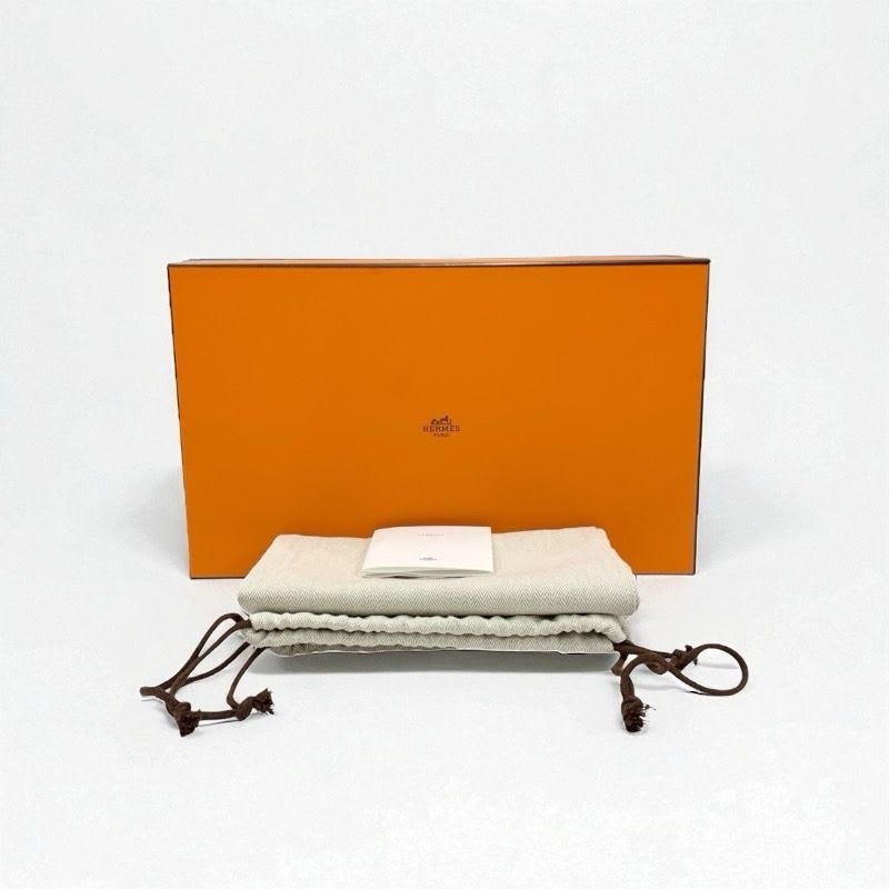 Hermes Cles Sneakers Shoes Fabric Black Orange H Logo — view 9
