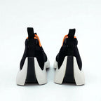 Hermes Cles Sneakers Shoes Fabric Black Orange H Logo — view 5