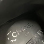 Chanel Boots Short Shoes Suede Black Rhinestone Star — view 7