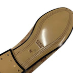 Gucci Loafer Leather Shoes Fabric Brown Flat Horsebit — view 9