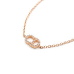Christian Dior Clair D LUNE Bracelet Bangle Cuff Pink Gold CD Logo Rhinestone — view 5