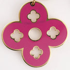 Louis Vuitton Porte Cles Looping Bag Charm Gold Plated Pink Green Cx0079 — view 5