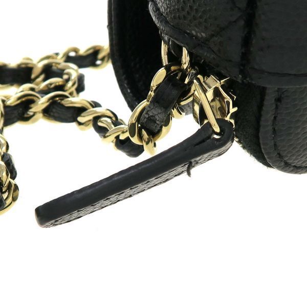Chanel Quilted Chain Wallet — view 8