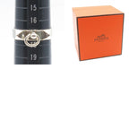 Hermes Ring Collier De Chien PM 58 Silver 925 5.0 g Studs