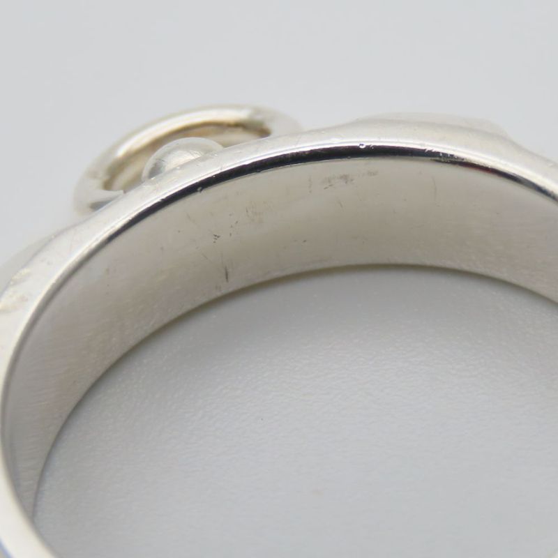 Hermes Ring Collier De Chien PM 58 Silver 925 5.0 g Studs