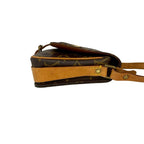 Louis Vuitton Vintage Cartesier Monogram Leather Shoulder Bag