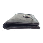 Gucci GG Coin Wallet Bifold Supreme Canvas Leather Gray Men — view 5