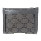 Gucci GG Coin Wallet Bifold Supreme Canvas Leather Gray Men — view 3