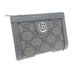 Gucci GG Coin Wallet Bifold Supreme Canvas Leather Gray Men — view 2