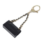 Chanel Quilted Chain Bag Aba121 nl990 Charm Resin Black — view 5